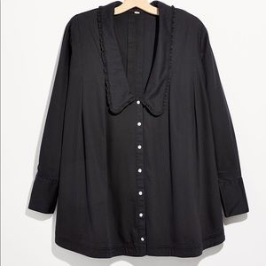 FP Charlie Oversized Button Down Shirt/Tunic size M